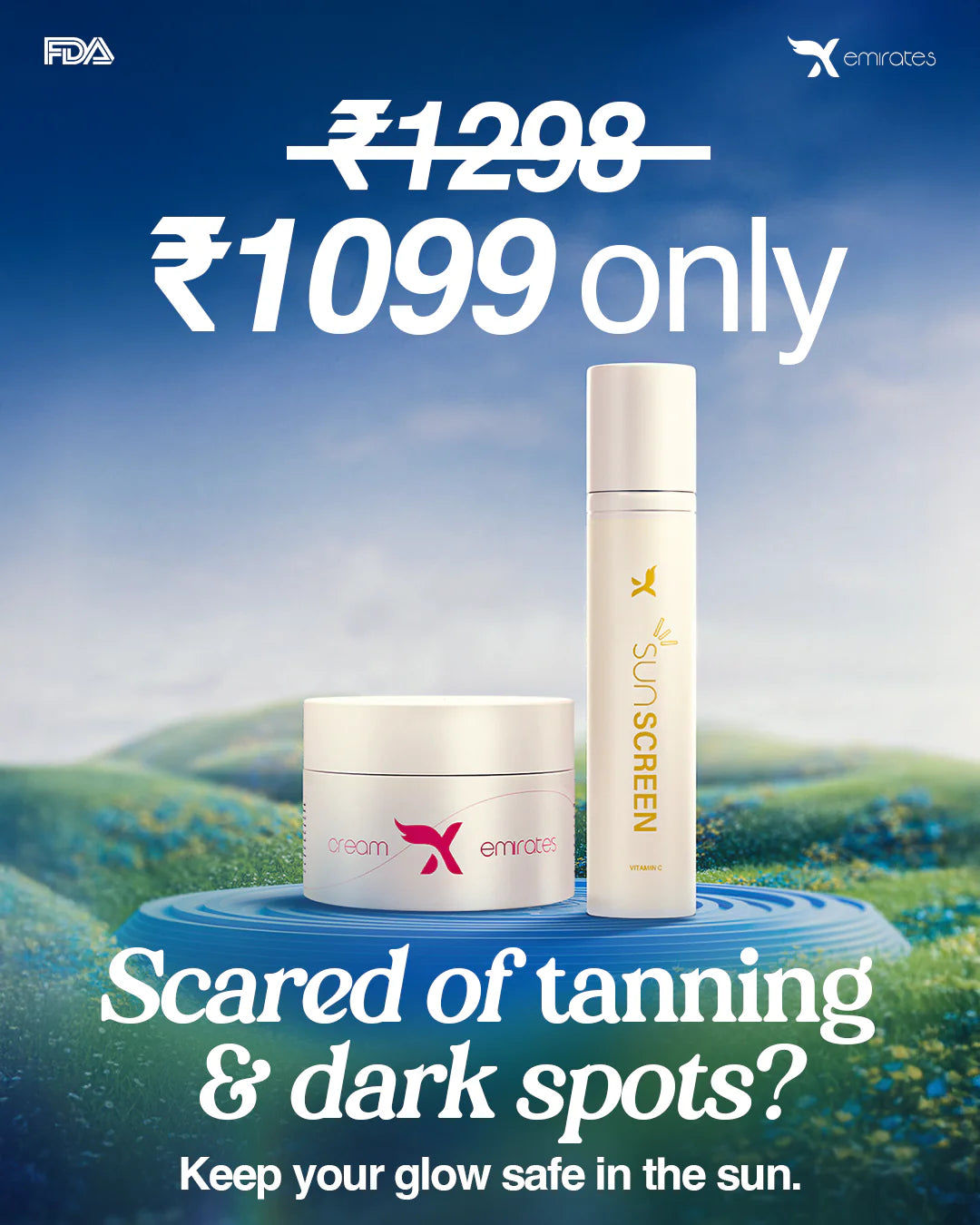Face Cream & Sunscreen - Combo Offer
